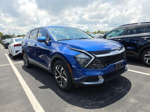 Sapphire Blue 2023 Kia Sportage EX