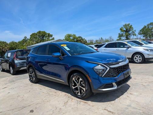 Sapphire Blue 2023 Kia Sportage EX