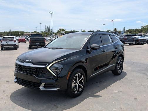 Fusion Orange 2025 Kia Sportage Hybrid EX
