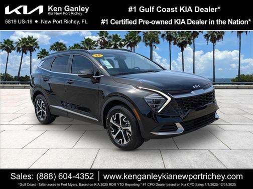 Fusion Orange 2025 Kia Sportage Hybrid EX