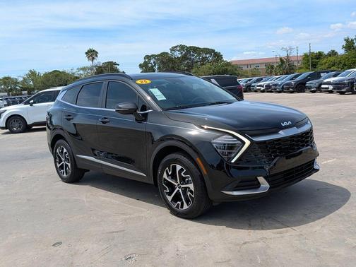Fusion Orange 2025 Kia Sportage Hybrid EX