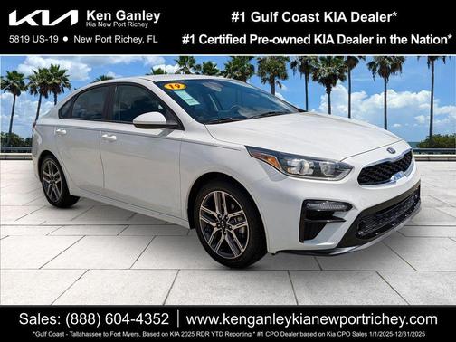 Clear White 2019 Kia Forte S