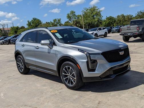 Silver Metallic 2024 Cadillac XT4 Sport