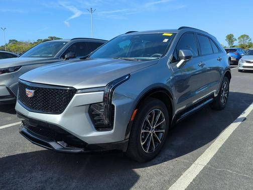 Silver Metallic 2024 Cadillac XT4 Sport