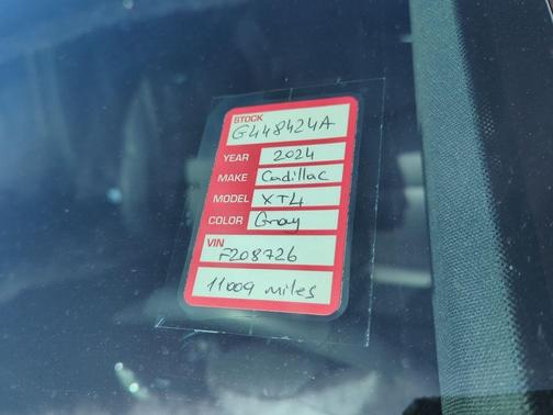 Silver Metallic 2024 Cadillac XT4 Sport