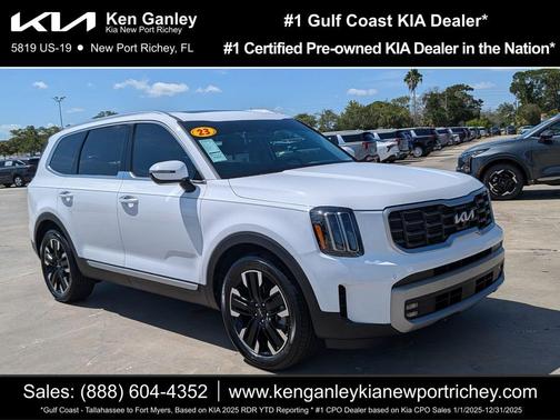 Glacial White Pearl 2023 Kia Telluride SX