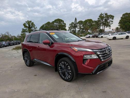 Scarlet Ember Tintcoat 2025 Nissan Rogue Platinum