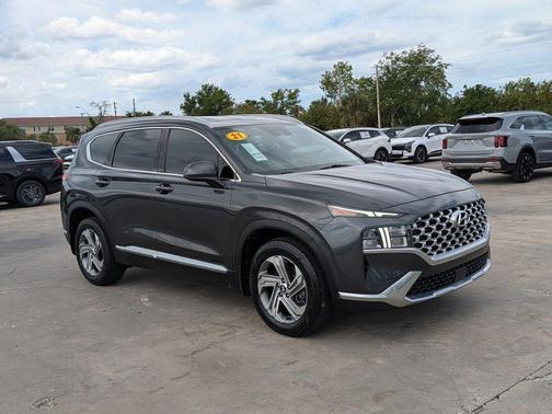 Portofino Gray 2021 Hyundai SANTA FE SEL