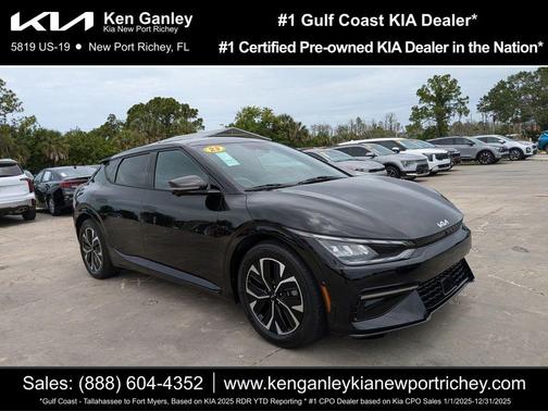 Aurora Black Pearl 2023 Kia EV6 GT-Line