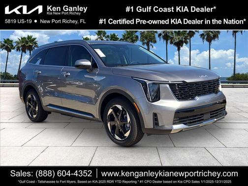 Steel Gray 2026 Kia Sorento Hybrid EX