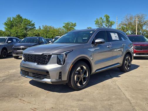 Steel Gray 2026 Kia Sorento Hybrid EX