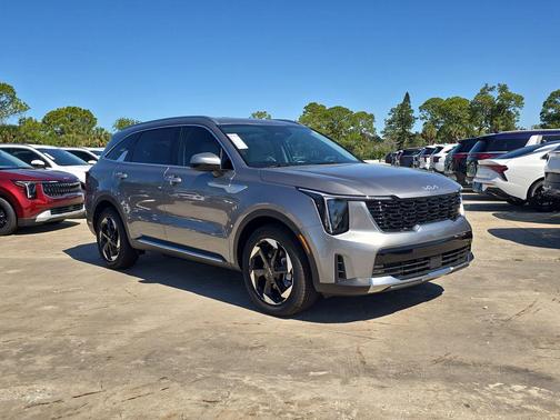 Steel Gray 2026 Kia Sorento Hybrid EX