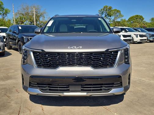 Steel Gray 2026 Kia Sorento Hybrid EX