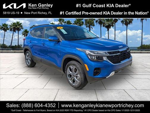 Neptune Blue 2024 Kia Seltos S