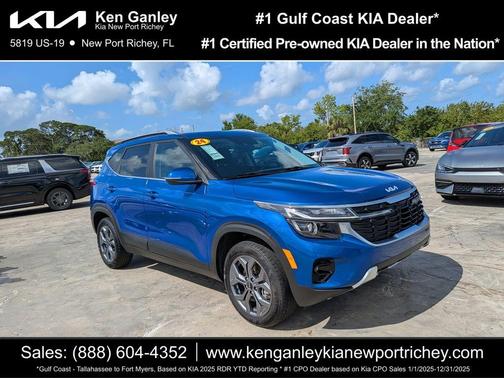 Neptune Blue 2024 Kia Seltos S