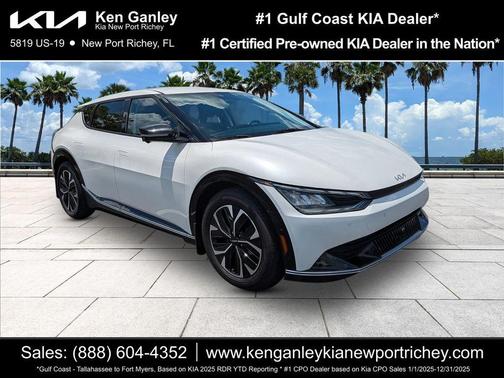 Snow White Pearl 2022 Kia EV6 Wind