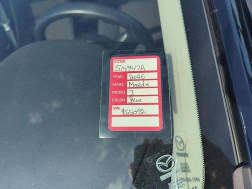 Deep Crystal Blue Mica 2026 Mazda Mazda3 FWD