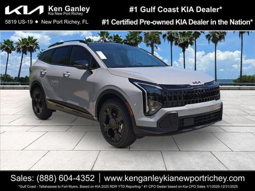 Wolf Gray 2026 Kia Sportage Hybrid X-Line