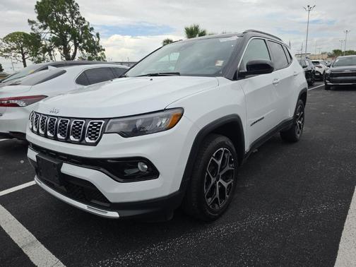 Bright White Clearcoat 2025 Jeep Compass Limited