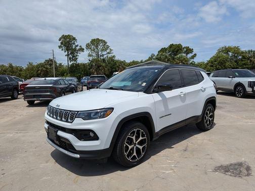 Bright White Clearcoat 2025 Jeep Compass Limited