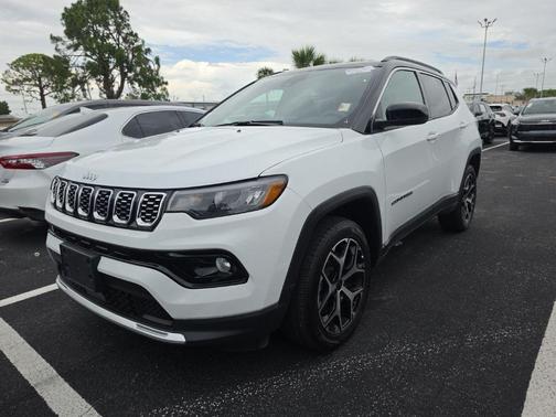 Bright White Clearcoat 2025 Jeep Compass Limited