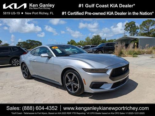 Silver Metallic 2025 Ford Mustang EcoBoost Premium