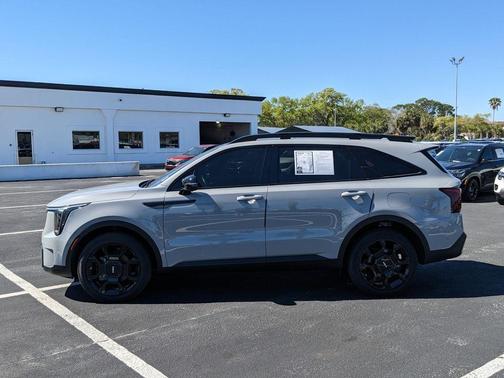 Wolf Gray 2024 Kia Sorento SX Prestige