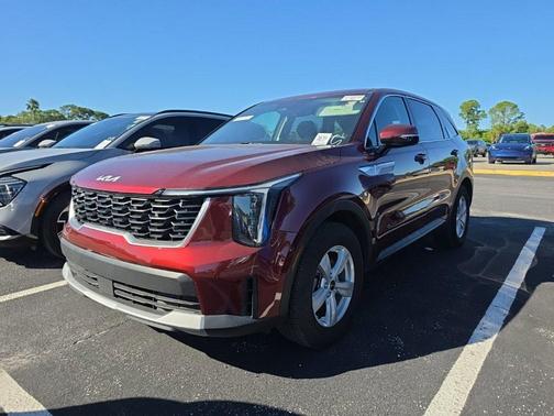 Red 2025 Kia Sorento LX