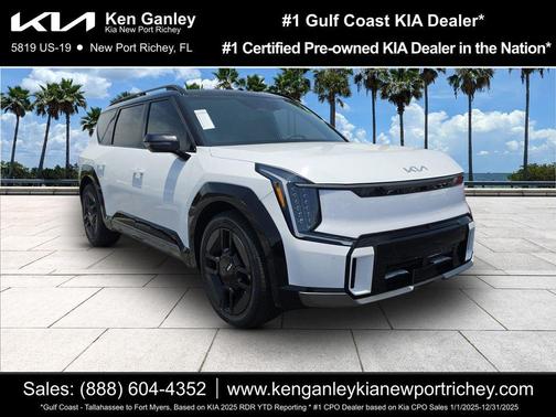 Glacial White Pearl 2026 Kia EV9 GT-Line