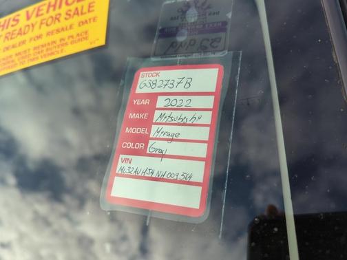 2022 Mitsubishi Mirage LE