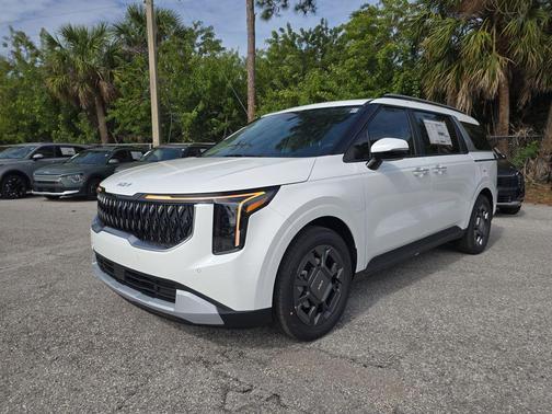 Snow White Pearl 2026 Kia Carnival Hybrid EX
