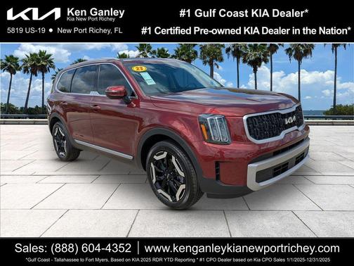 Red 2023 Kia Telluride EX