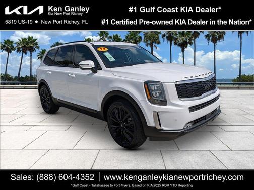 Glacial White Pearl 2022 Kia Telluride SX