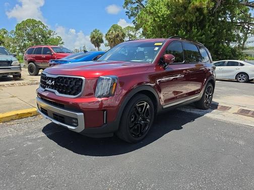 Red 2023 Kia Telluride SX X-Line