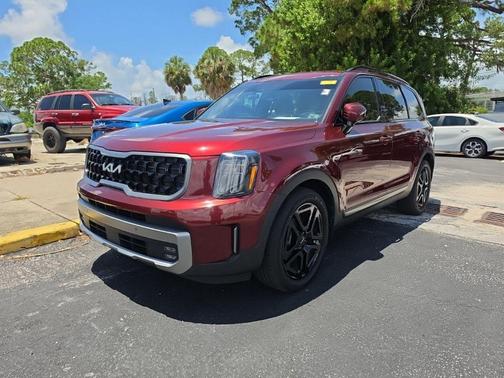 Red 2023 Kia Telluride SX X-Line