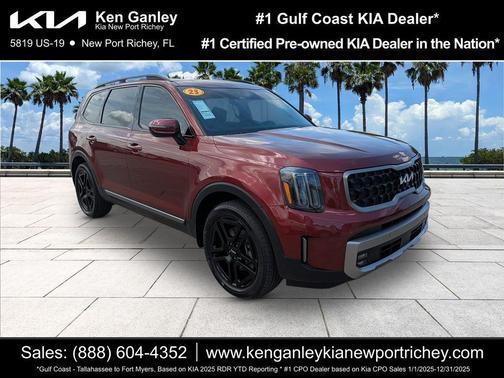 Red 2023 Kia Telluride SX X-Line