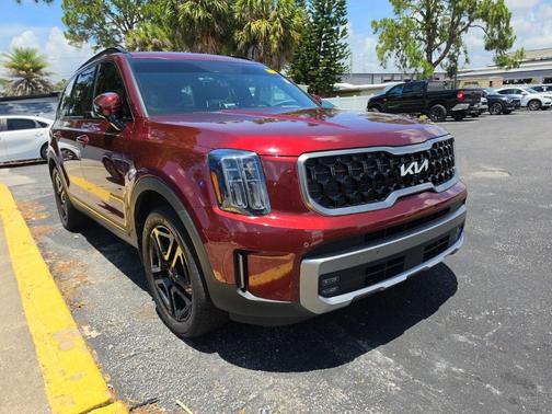 Red 2023 Kia Telluride SX X-Line