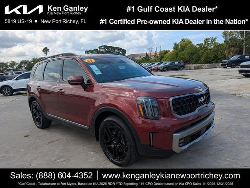 Red 2023 Kia Telluride SX X-Line