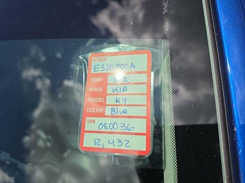 Deep Sea Blue 2025 Kia K4 EX