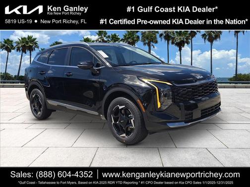 Black 2026 Kia Sportage Hybrid EX