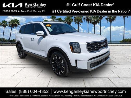 Glacial White Pearl 2024 Kia Telluride SX