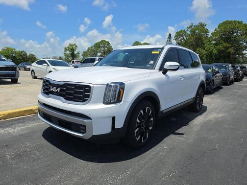 Glacial White Pearl 2024 Kia Telluride SX