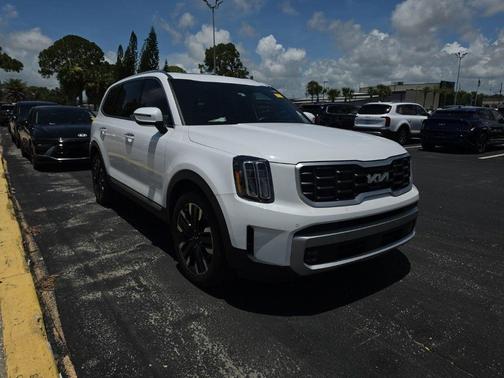 Glacial White Pearl 2024 Kia Telluride SX
