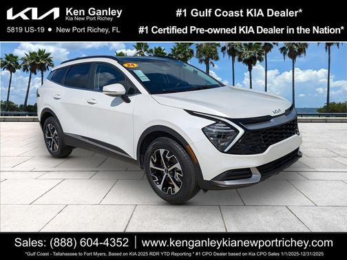 Snow White Pearl 2024 Kia Sportage Hybrid EX