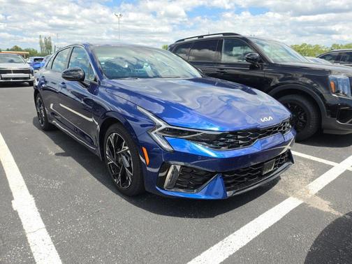 Blue 2025 Kia K5 GT-Line