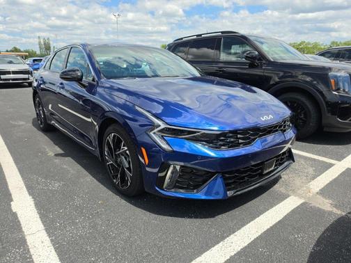 Blue 2025 Kia K5 GT-Line