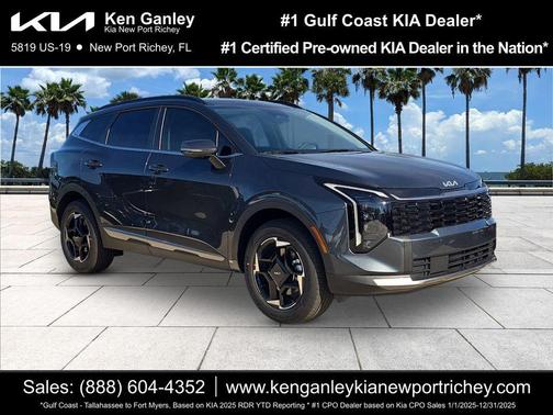 Gravity Gray 2026 Kia Sportage Hybrid EX
