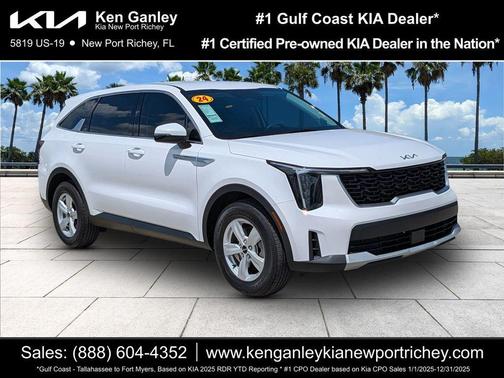 Glacial White Pearl 2024 Kia Sorento LX