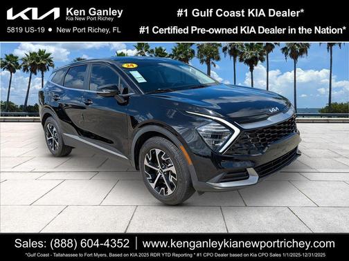 Ebony Black 2024 Kia Sportage EX
