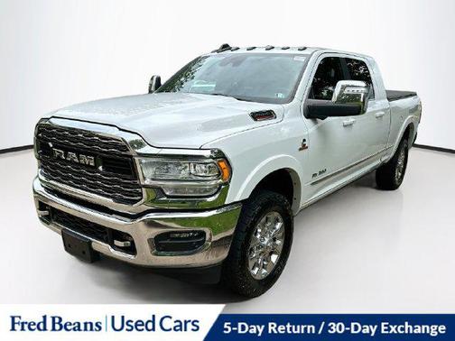 Bright White Clearcoat 2024 RAM 3500 Limited Mega Cab 4x4 64' Box